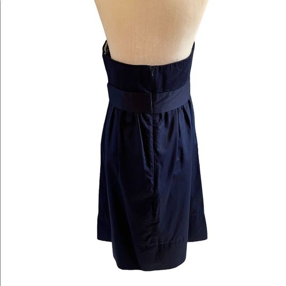 Bill Levkoff Navy Formal Strapless Sweetheart Neckline Dress || SZ 12 - Picture 12 of 12